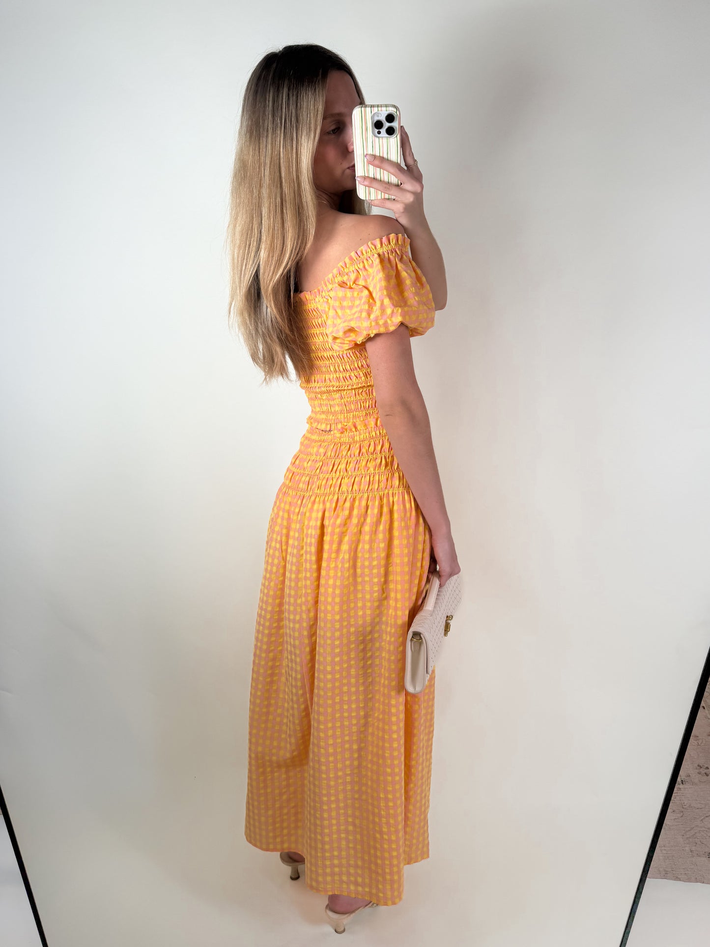Pink Lemonade Top and Skirt Set