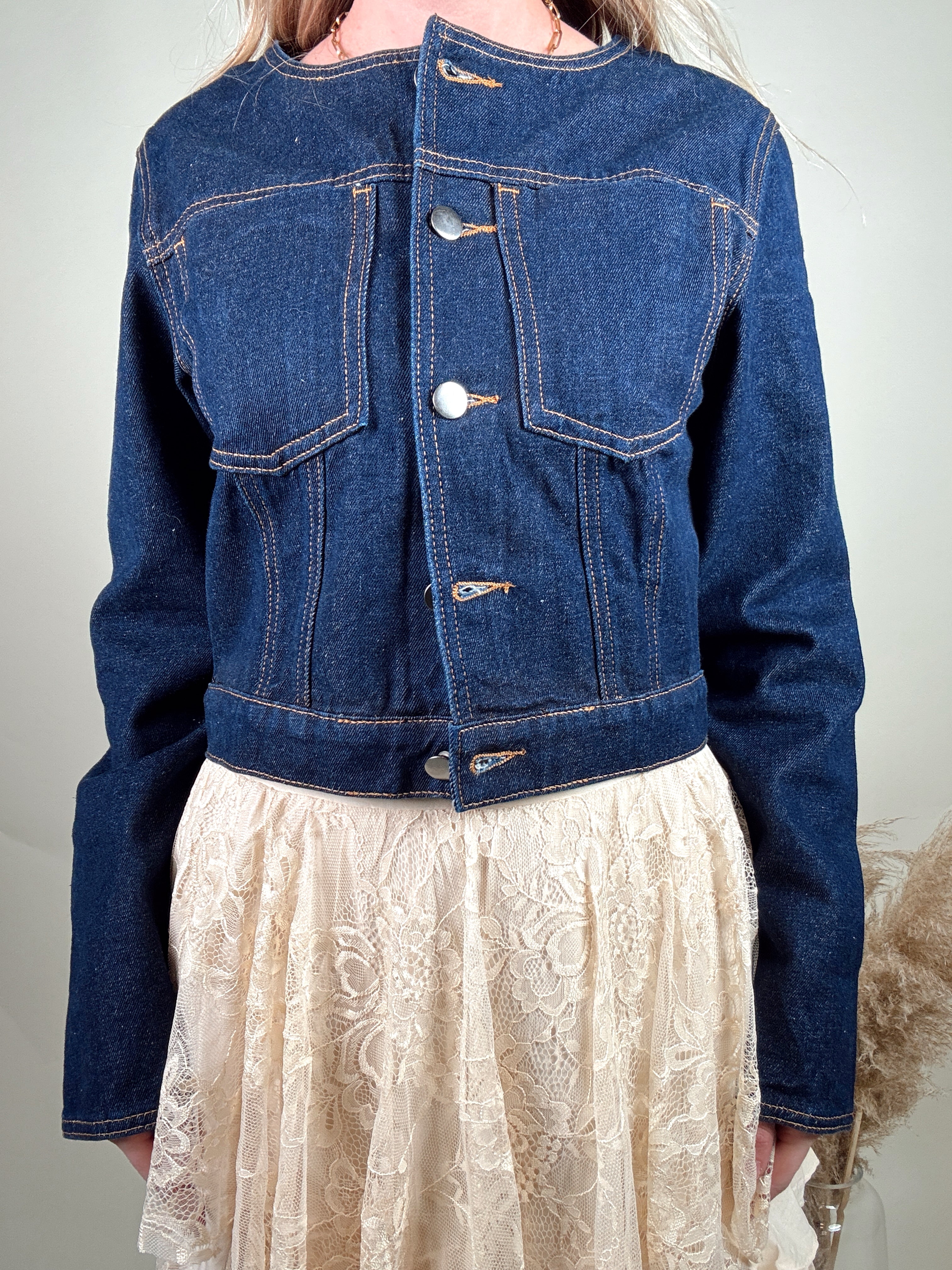 ☆*☆様 BLACKBIRD Denim Jacket Middle Wash Dark Wash Denim Jacket – Urban Nomad Boutique
