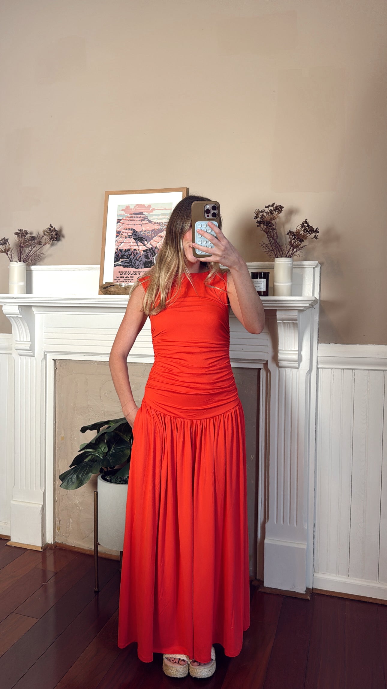 Lionel Ruched Maxi Dress