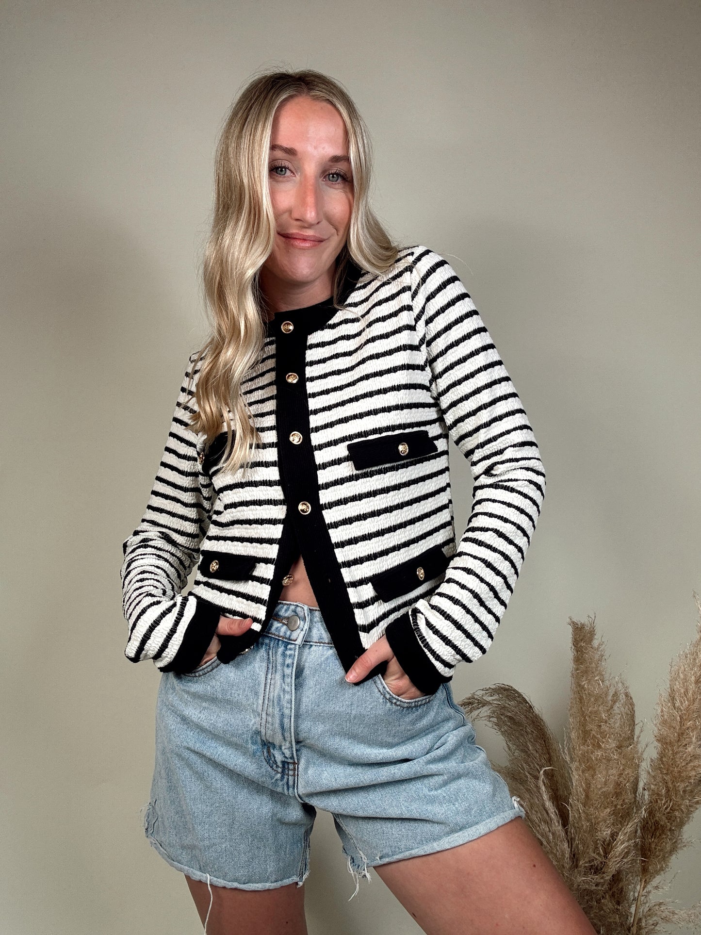 Paige Stripe Cardigan