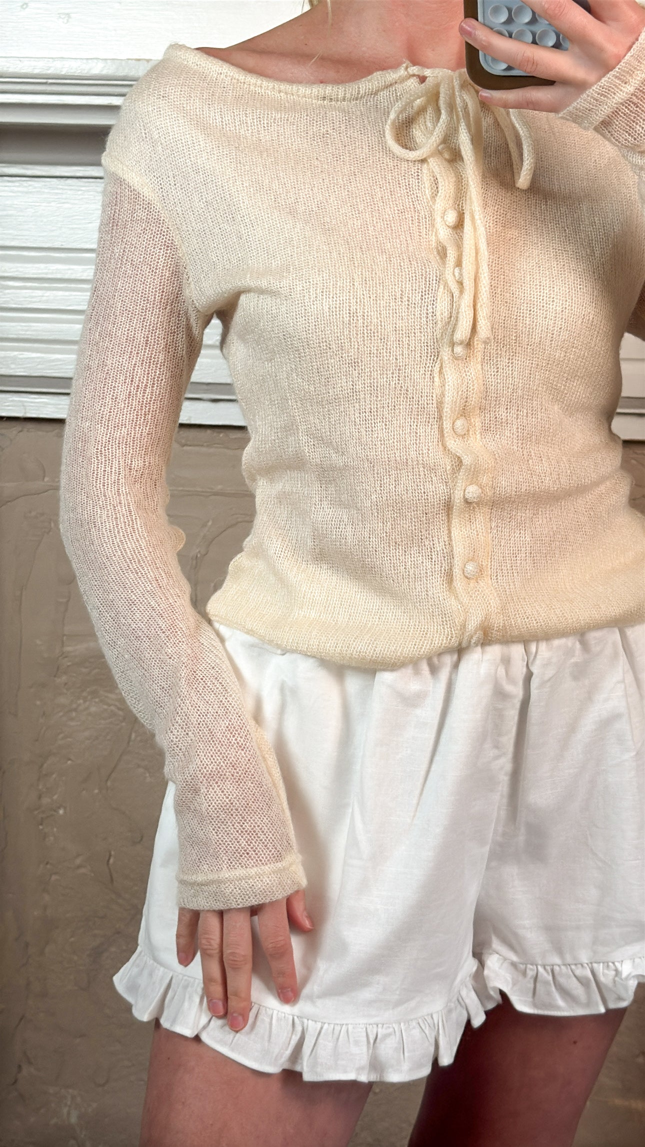 Front Knit Cardigan