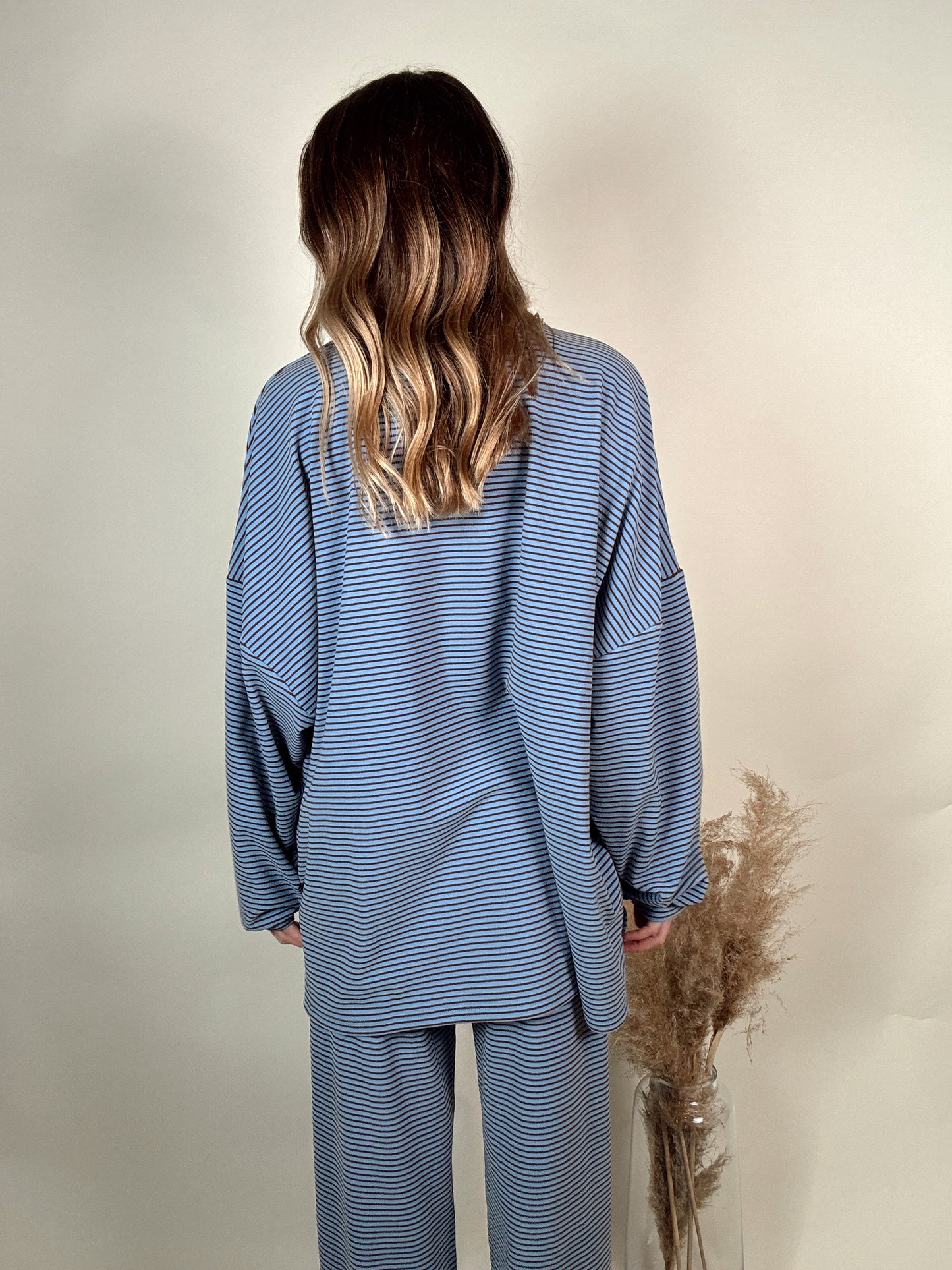 Blueberry Striped Top