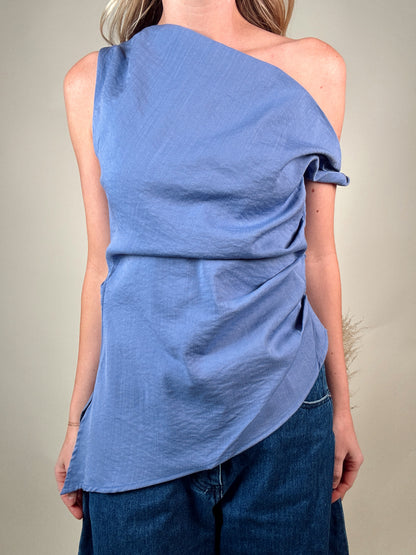 Periwinkle Off The Shoulder Top