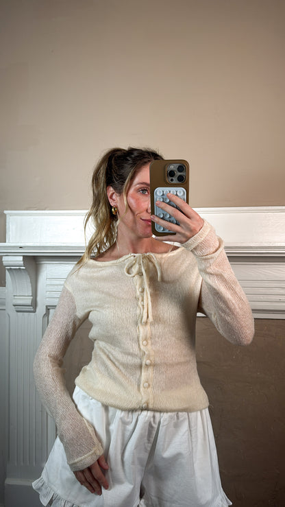 Front Knit Cardigan