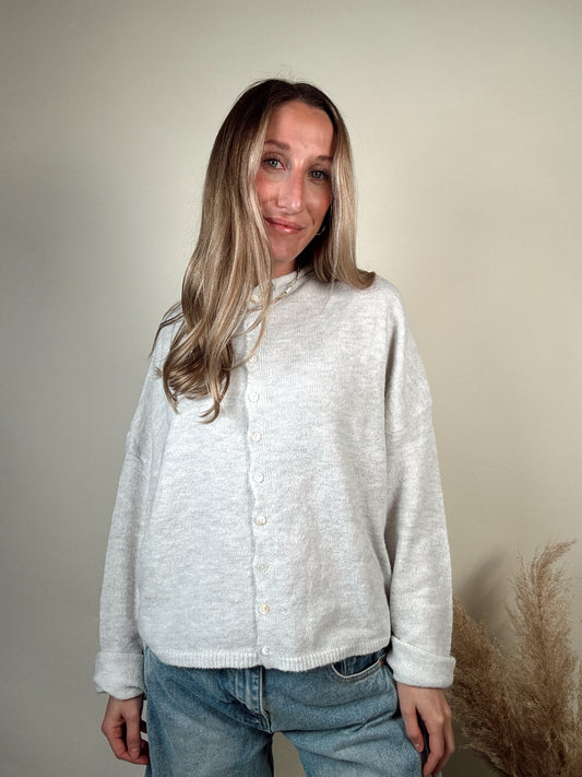 Nola Cardigan - Light Grey
