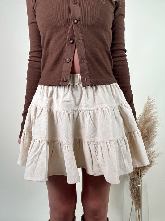High Noon Tiered Mini Skirt