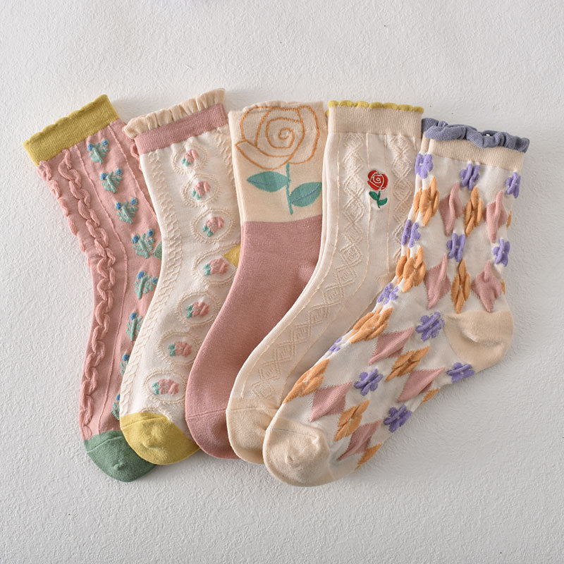 Floral Elegance Socks
