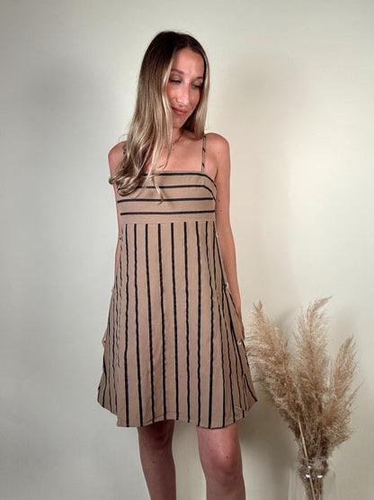 Tanya Striped Mini Dress