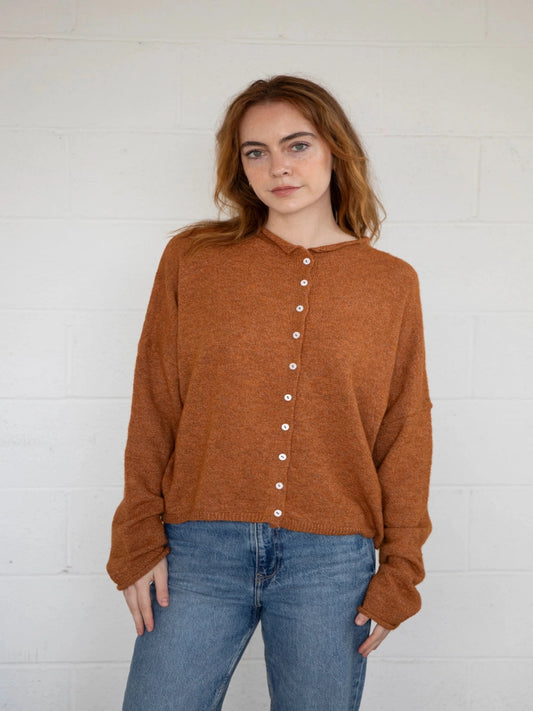 Nola Cardigan - Rust