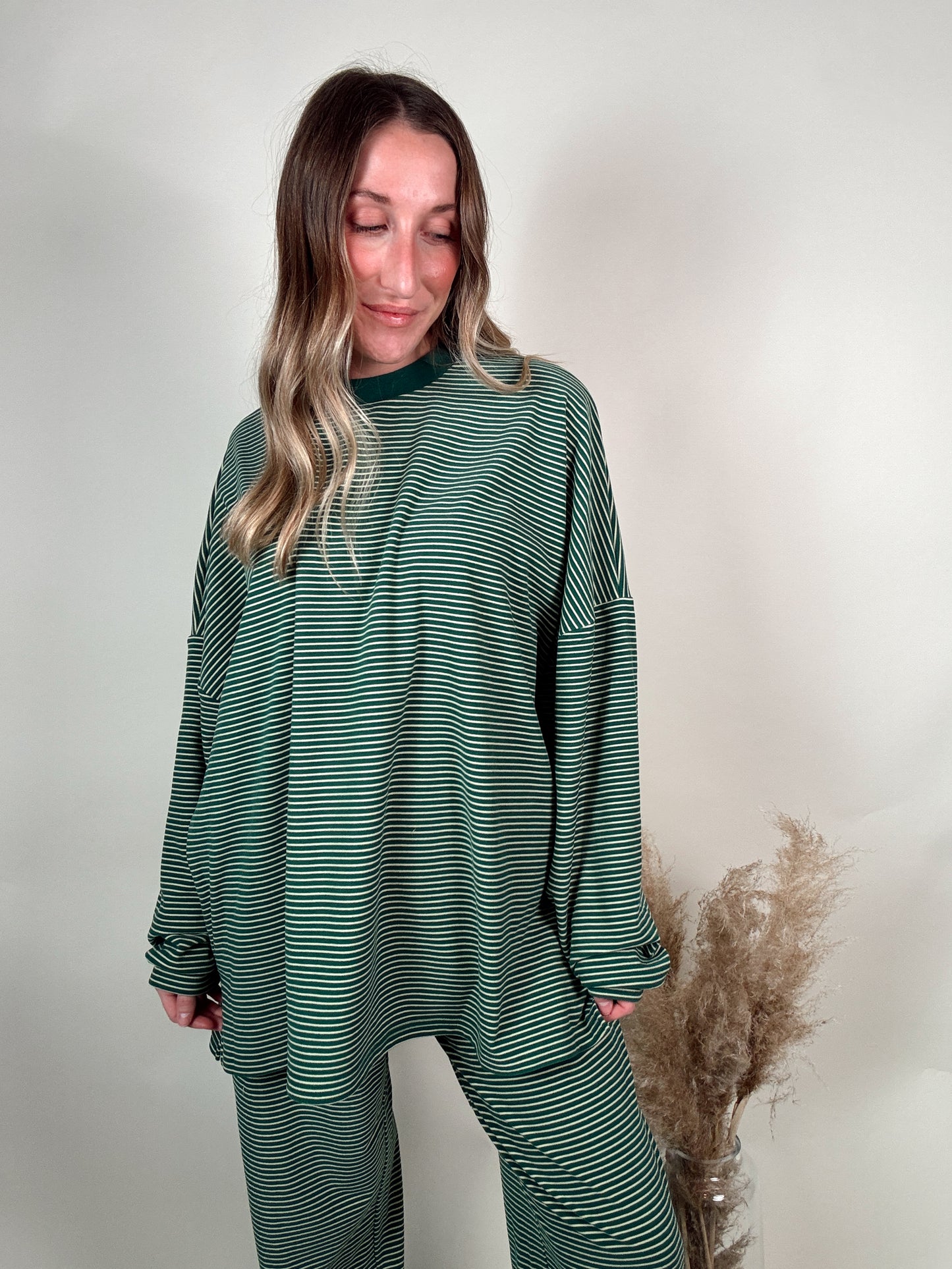 Lemon Lime Striped Top