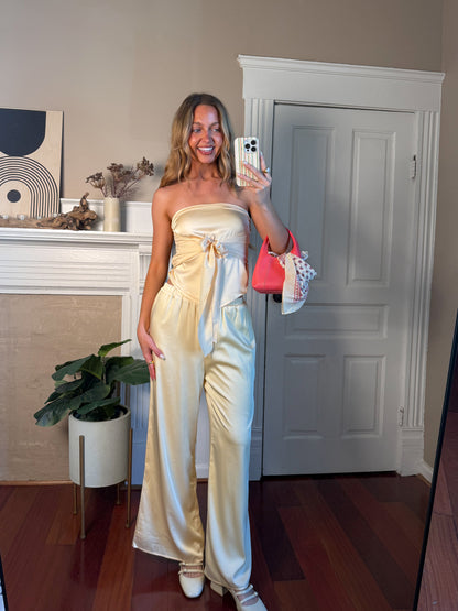 Vanessa Strapless Top and Pants Set