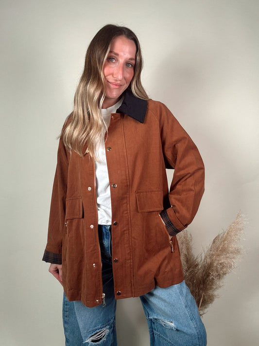 November Barn Jacket - Rust