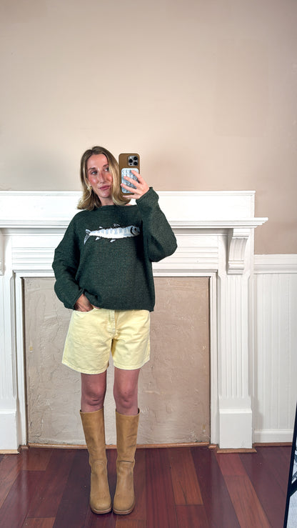 Emerald Fish Sweater