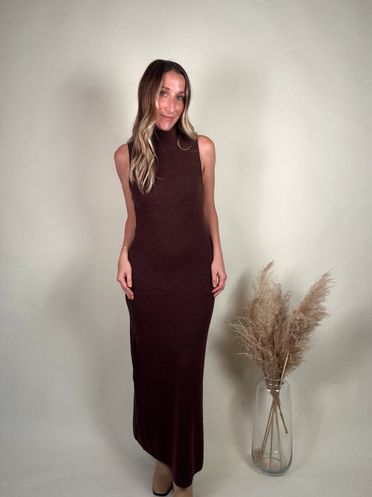 Nicole Turtle Neck Maxi Dress
