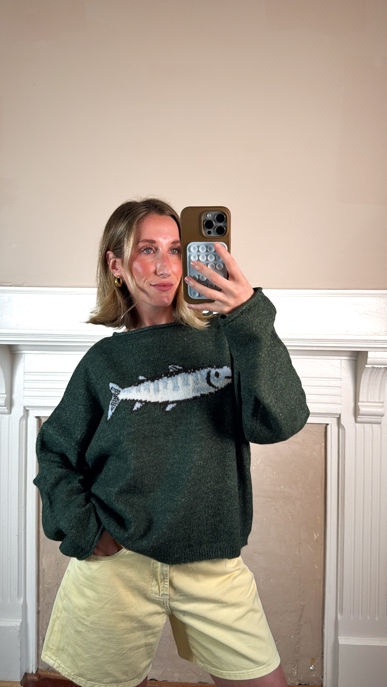 Emerald Fish Sweater