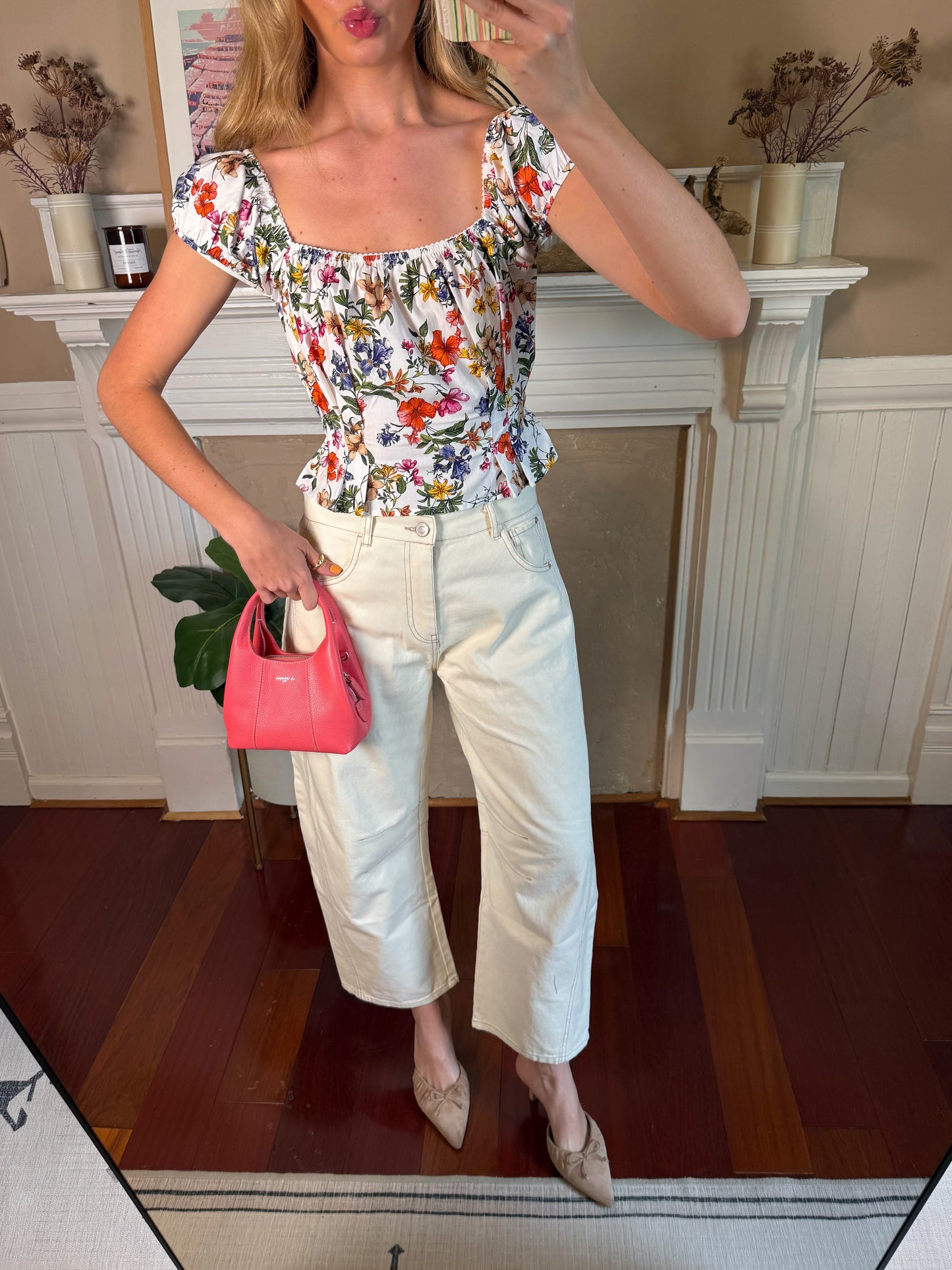 Adeline Floral Peplum Top