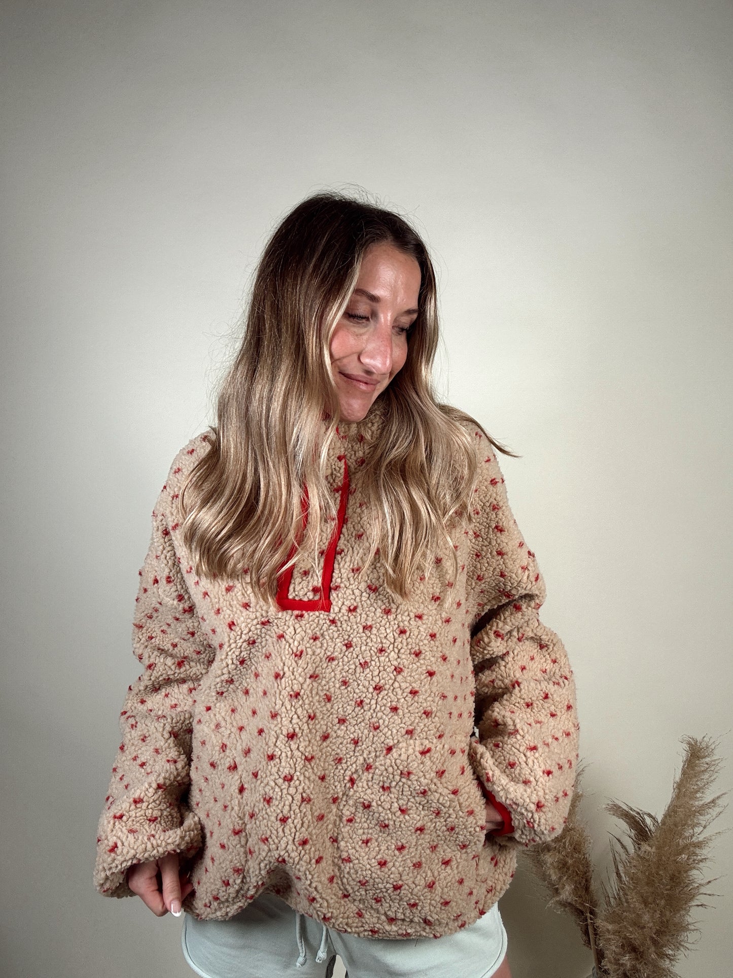 Heart Sherpa Fleece