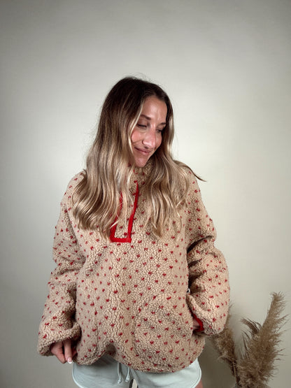 Heart Sherpa Fleece