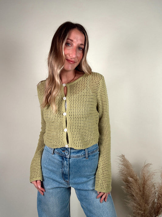 Basil Crochet Cardigan