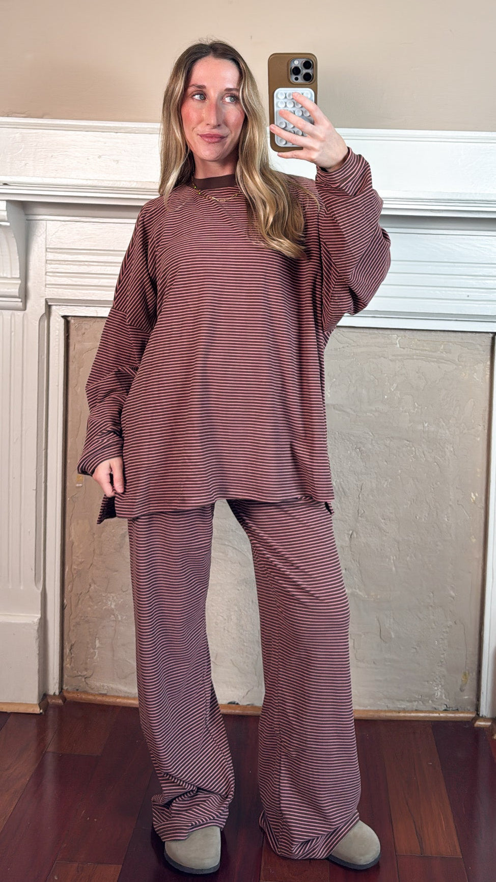 Strawberry Chocolate Striped Bottoms
