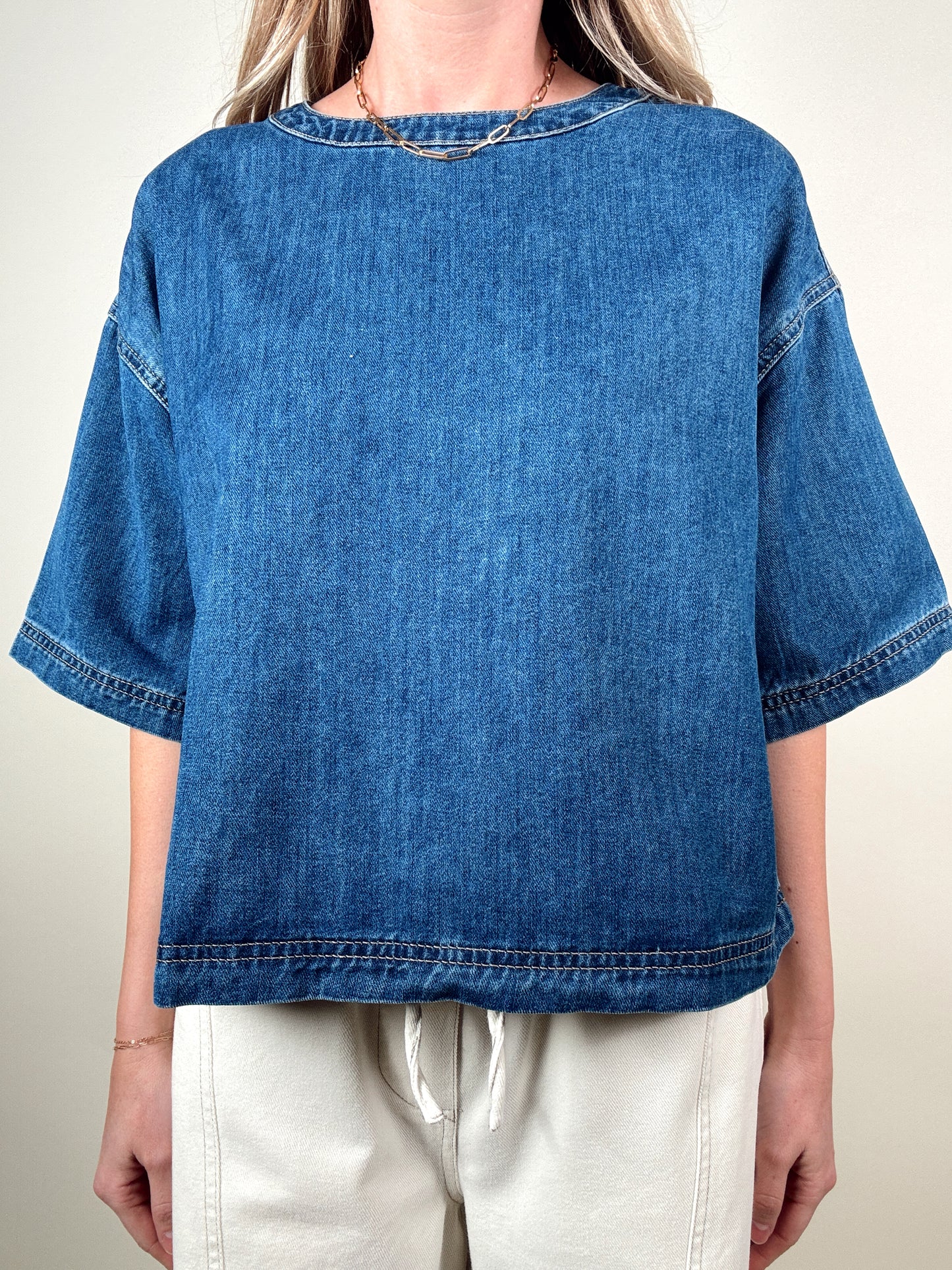 Mable Denim Top