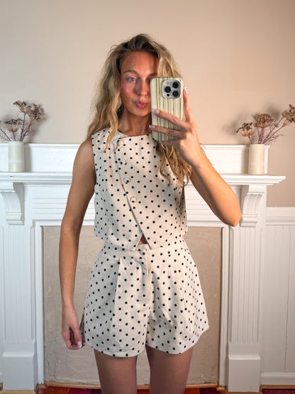 Penny Polka Dot Top and Shorts Set