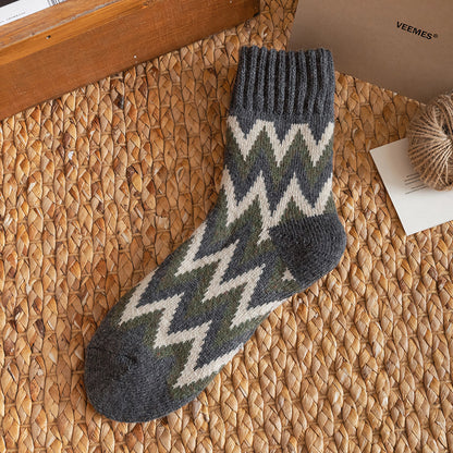 Vintage Warm Socks - Men's Wool Winter Socks