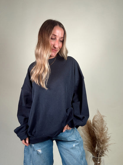 Around Town Crew Pullover - Navy