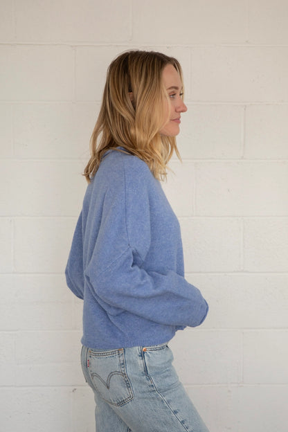 Nola Cardigan - Dusty Blue