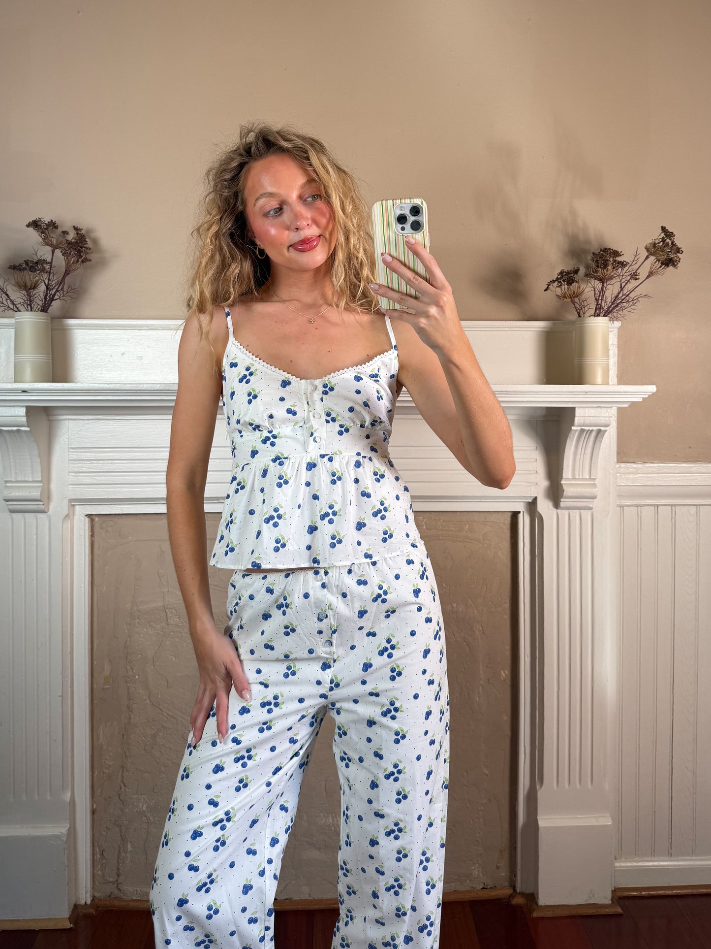 Blueberry Top and Pants Set