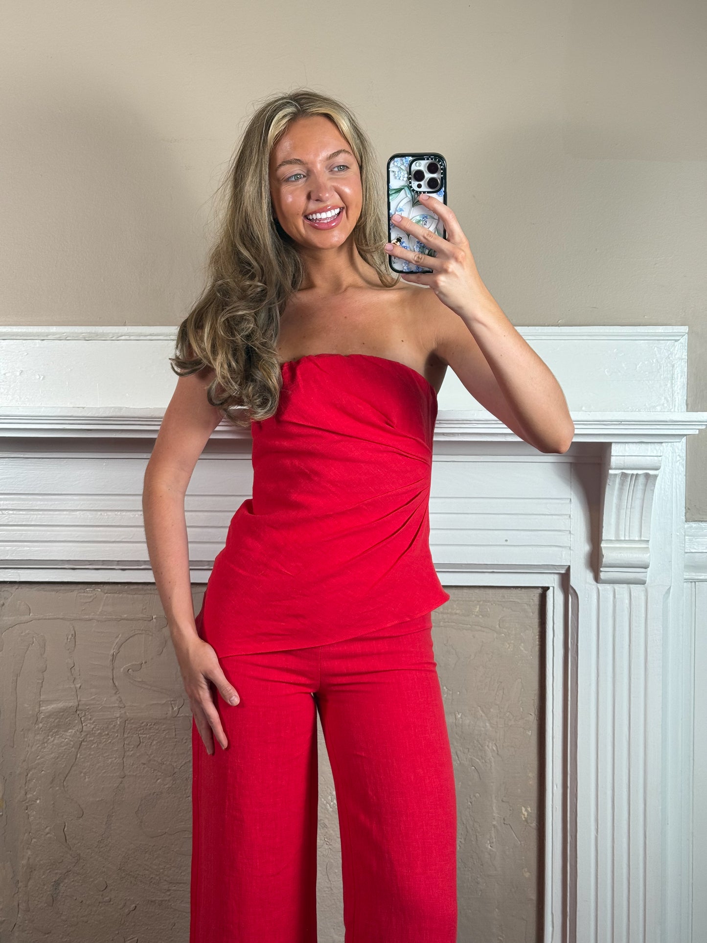Rita Strapless Top and Pants Set