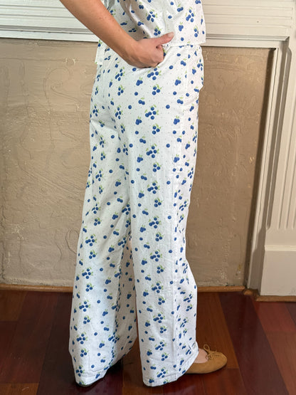Blueberry Top and Pants Set
