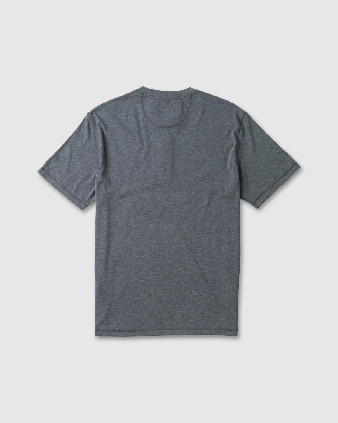 Men's Ecobreeze Henley Short Sleeve - Heather Charcoal