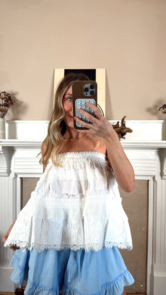 Lyla Lace Tube Top