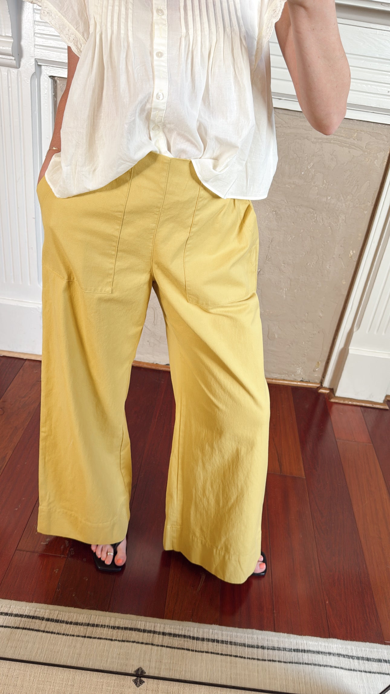 Mustard Wide Leg Pants