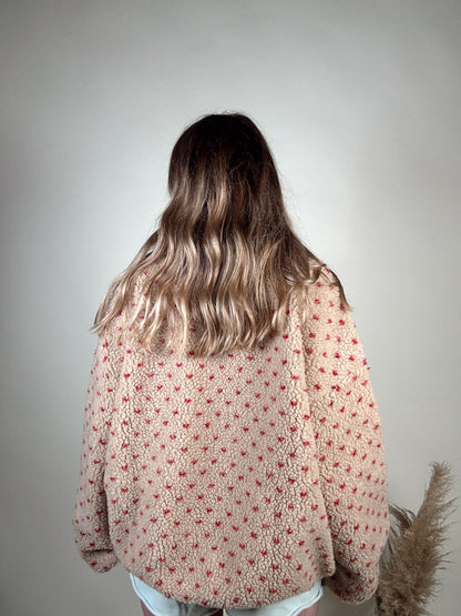 Heart Sherpa Fleece