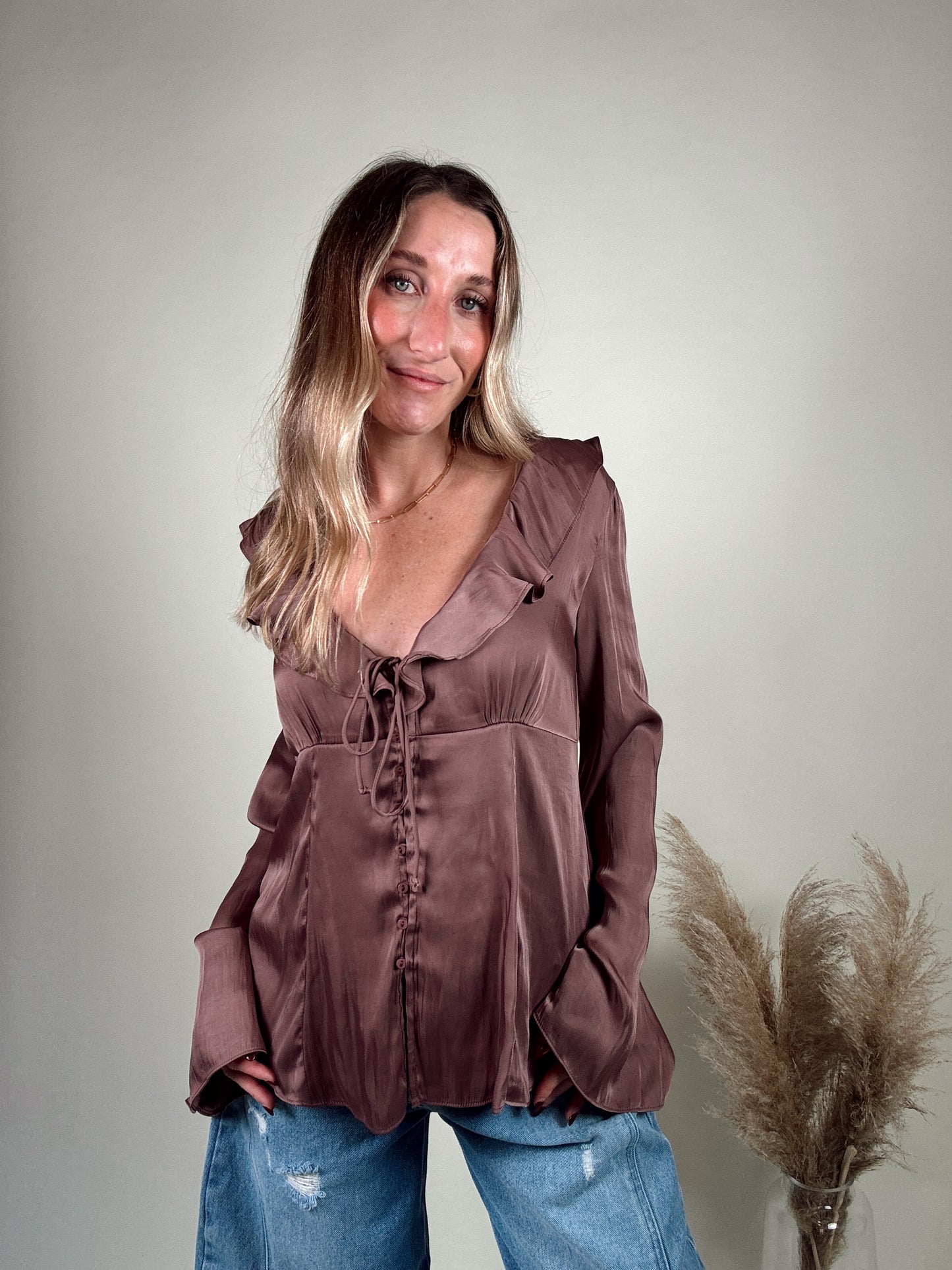 Amelie Ruffle Top