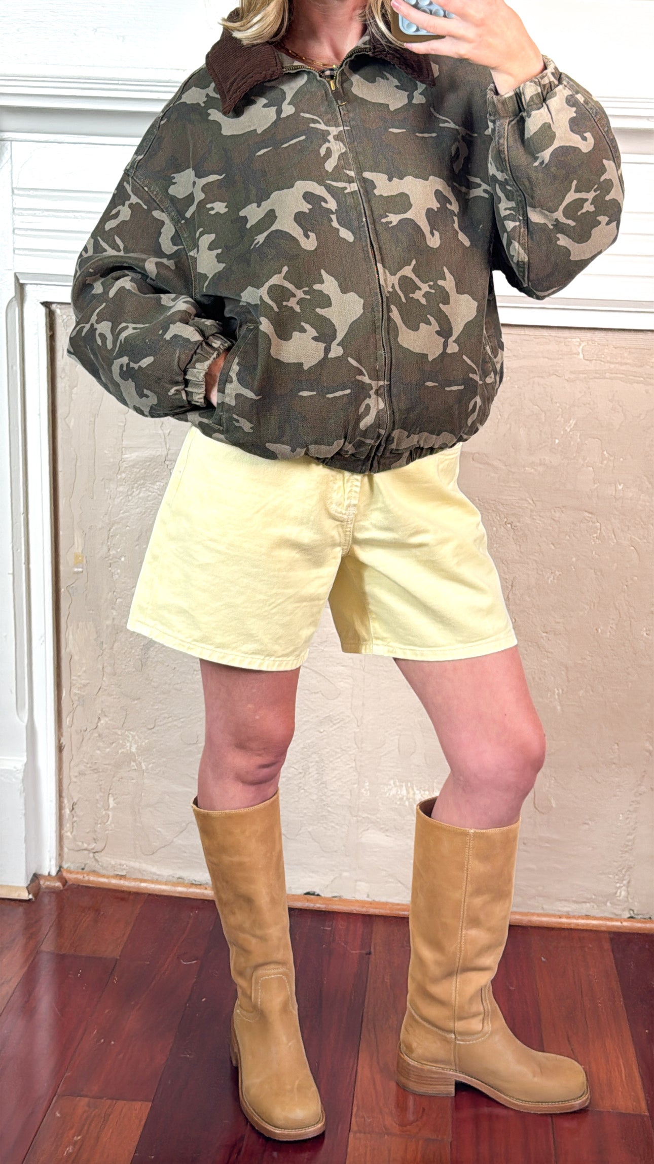 Camouflage Bomber Jacket