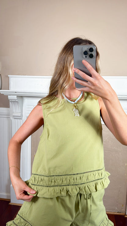 Matcha Top and Shorts Set
