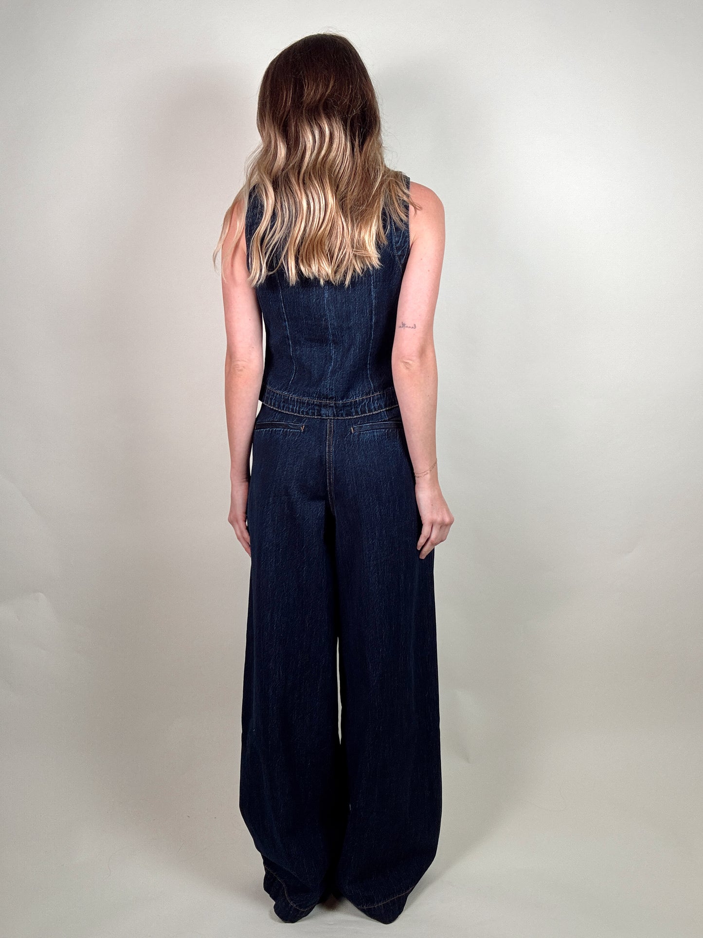 Dolly Denim Top and Pants Set