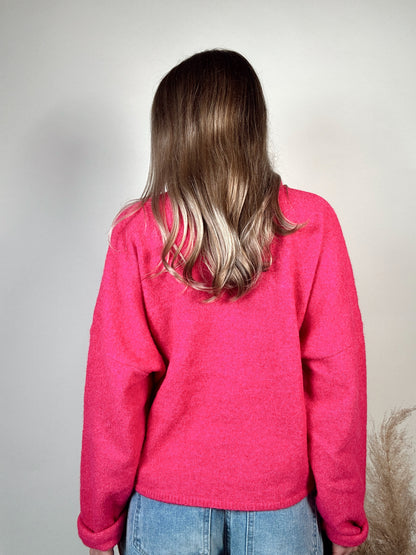 Nola Cardigan - Fuchsia