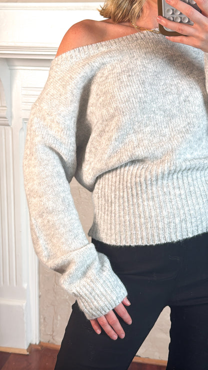 Audrey Off The Shoulder Sweater