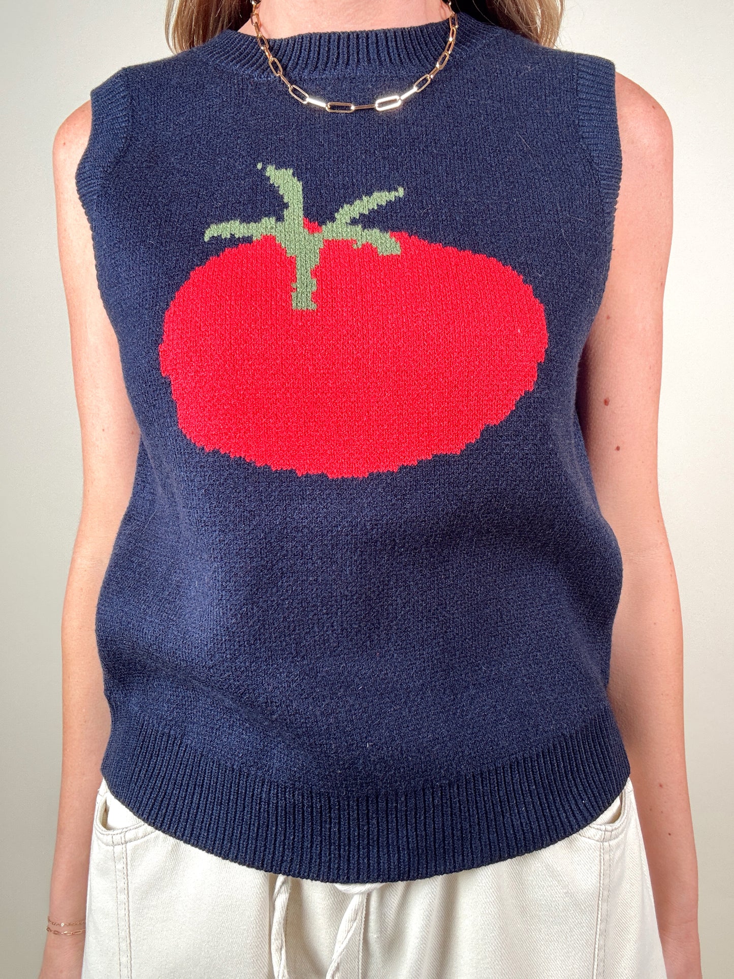Tomato Sweater Vest