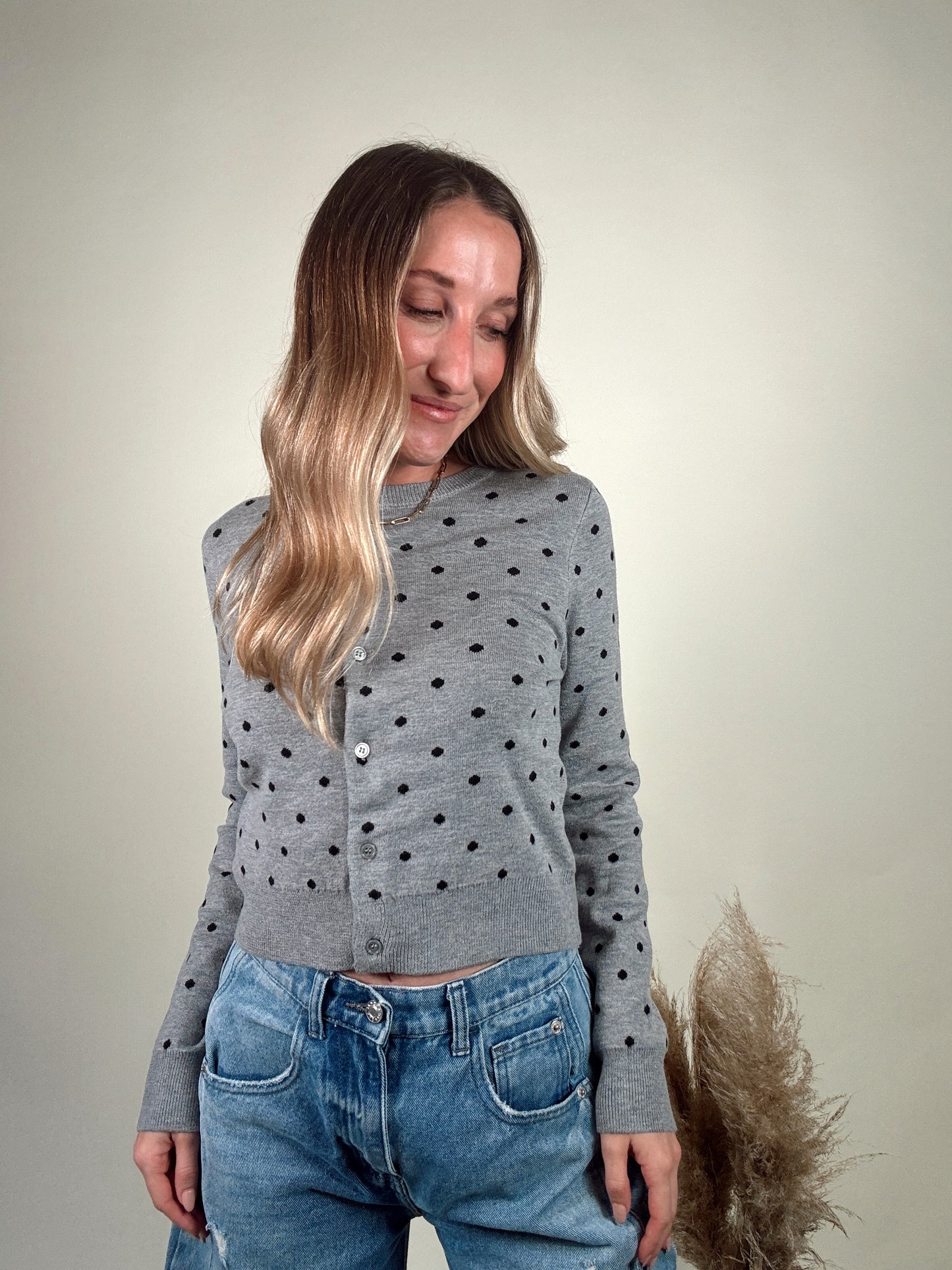 Polka Dot Cardigan