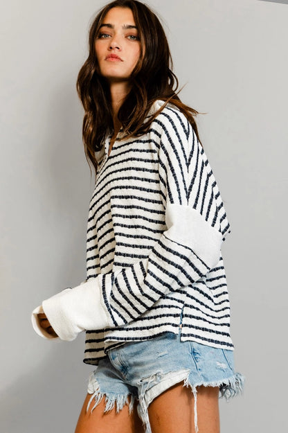 Sunday Striped Long Sleeve Top