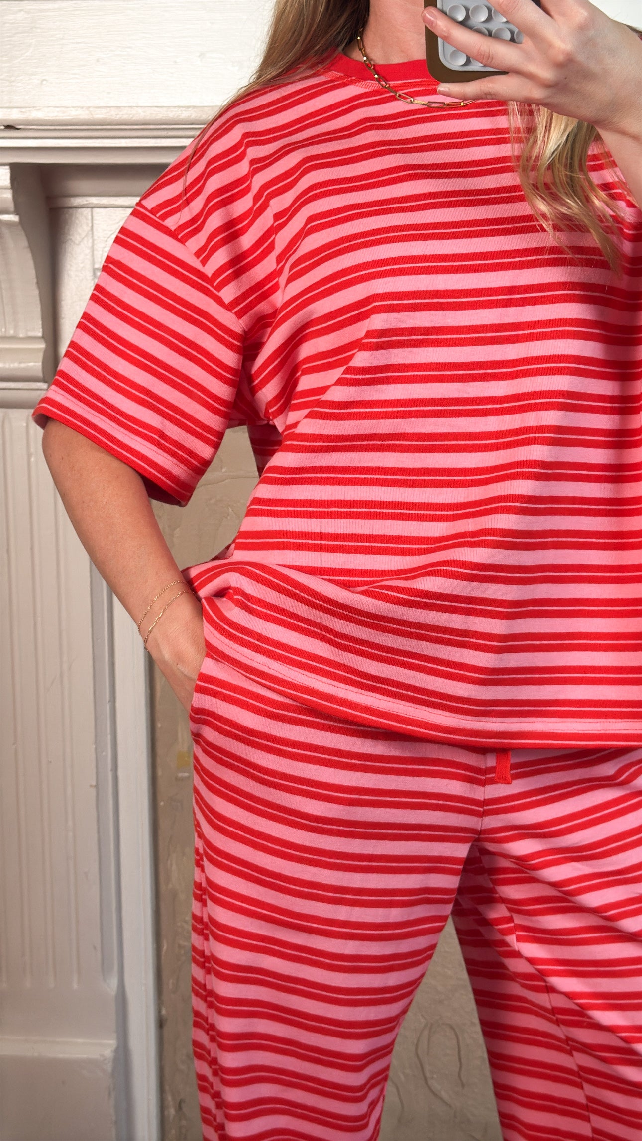 Marina Striped Top and Pants Set