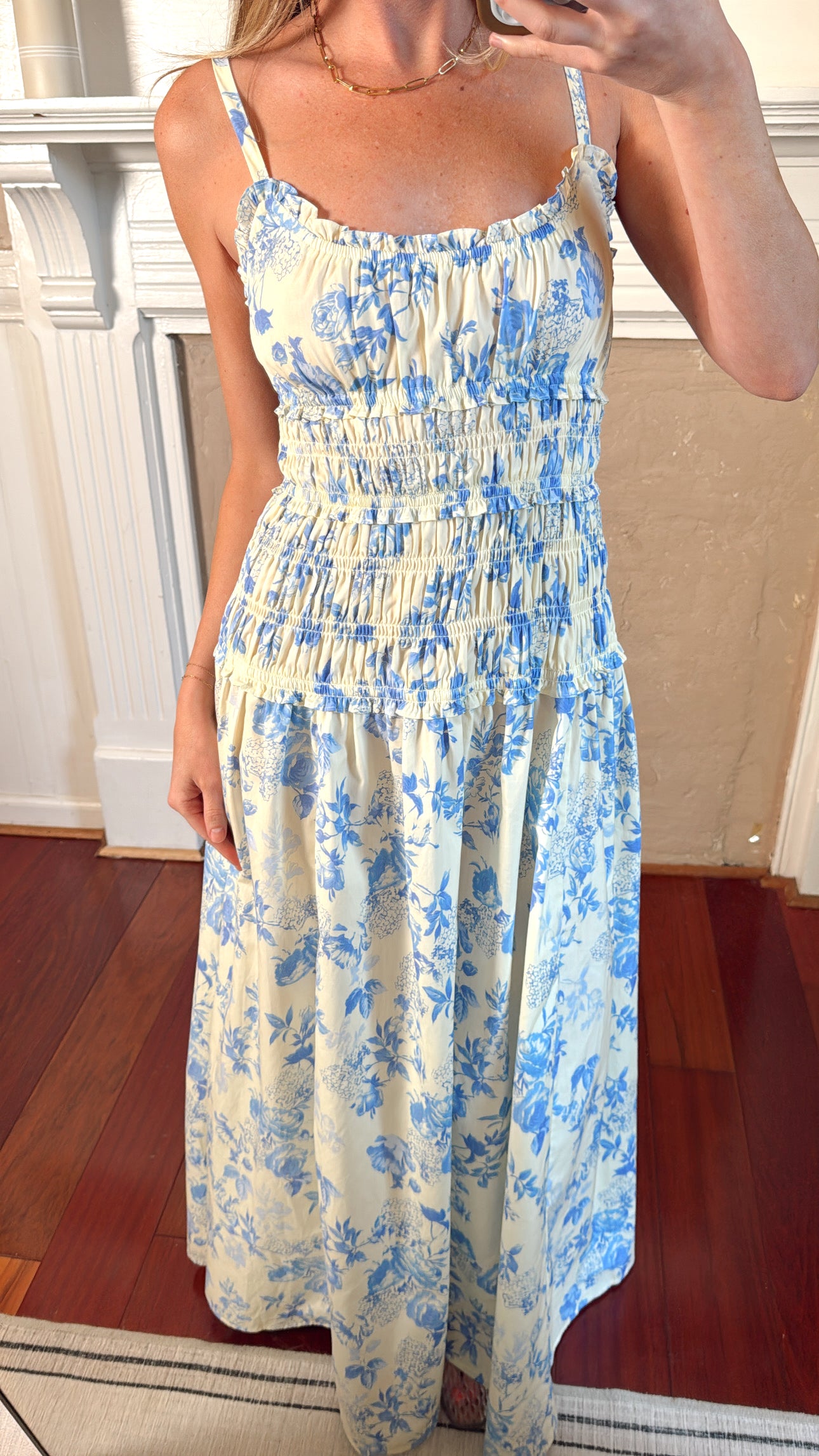 Jolie Floral Smocked Maxi Dress