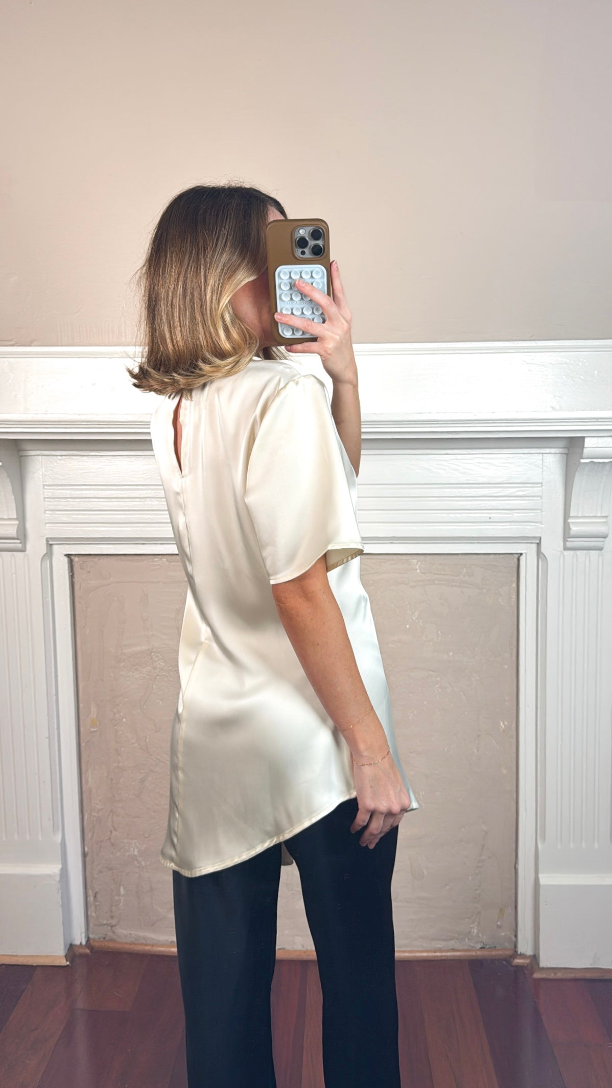 Sally Satin Blouse