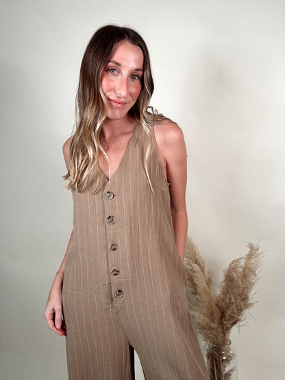 Skyline Striped Jumpsuit