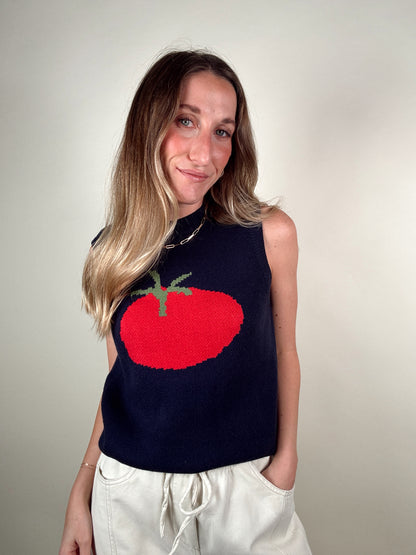 Tomato Sweater Vest
